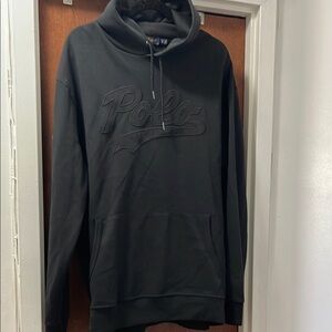 Polo by Ralph Lauren Black Script Hoodie for Men snowbeach bear p-wing